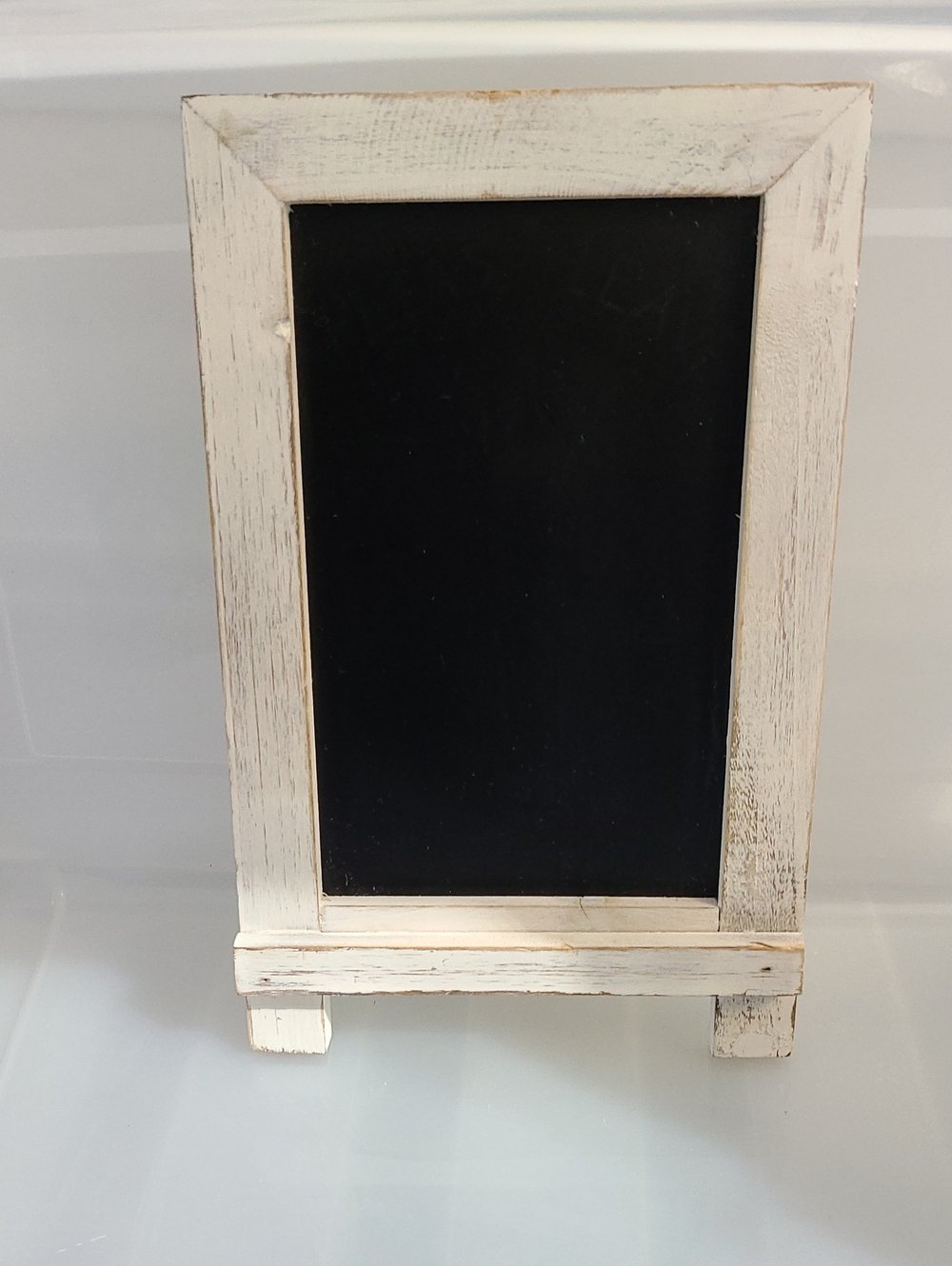 Rustic White Small Chalkboard Sign - Home Accents
